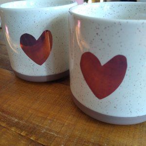 Starbucks Heart Mugs